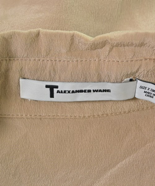 T by ALEXANDER WANG（ティーバイアレキサンダーワン）シャツワンピース ベージュ サイズ:XS レディース/2200664675066