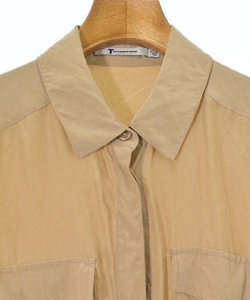 T by ALEXANDER WANG（ティーバイアレキサンダーワン）シャツワンピース ベージュ サイズ:XS レディース/2200664675066