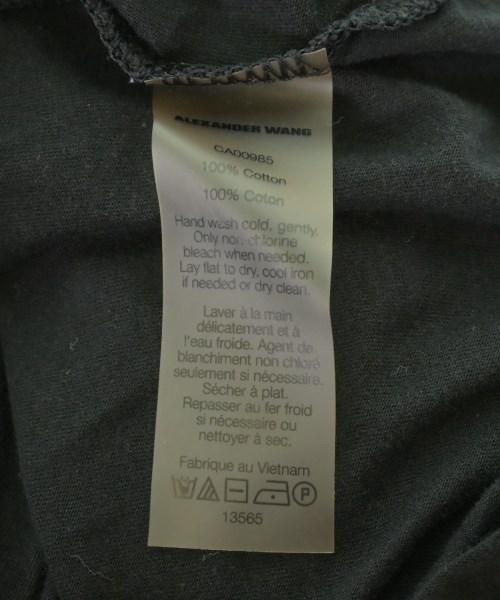 T by ALEXANDER WANG（ティーバイアレキサンダーワン）Tシャツ・カットソー 黒 サイズ:XS レディース/2200724389032
