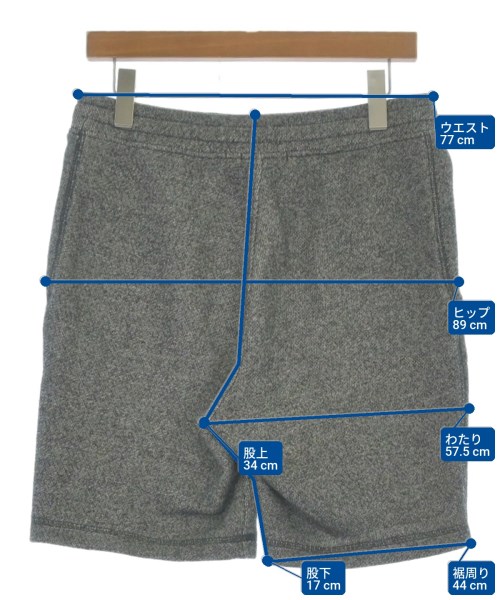 T by ALEXANDER WANG（ティーバイアレキサンダーワン）ショートパンツ グレー サイズ:S メンズ/2200682258036