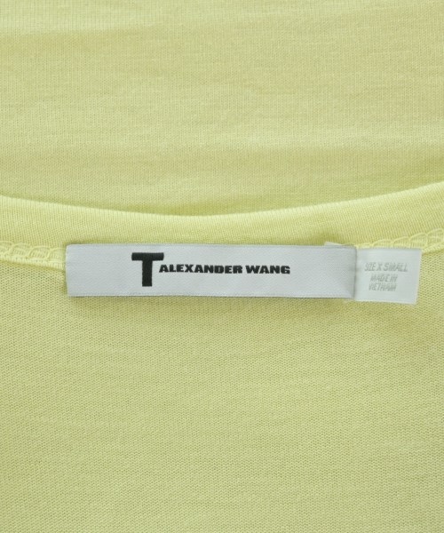T by ALEXANDER WANG（ティーバイアレキサンダーワン）Tシャツ・カットソー 黄 サイズ:XS レディース/2200683114393
