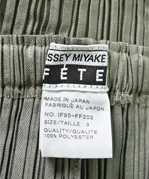 ISSEY MIYAKE FETE（イッセイミヤケフェット）その他 カーキ サイズ:3(L位) レディース/2200631798521