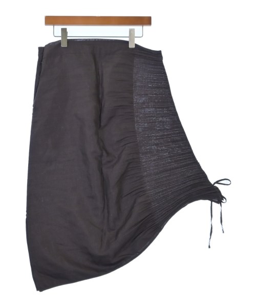 ISSEY MIYAKE FETE（イッセイミヤケフェット）ロング・マキシ丈スカート 茶 サイズ:3(L位) レディース/2200605277021