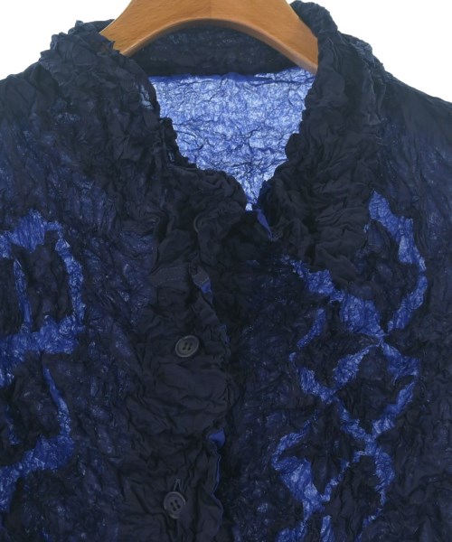 ISSEY MIYAKE FETE（イッセイミヤケフェット）ブラウス 紺 サイズ:2(M位) レディース/2200698460065