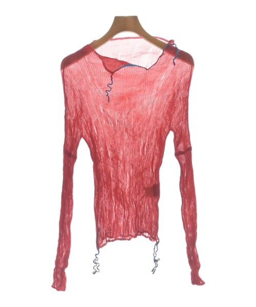 ISSEY MIYAKE FETE(イッセイミヤケフェット)ブラウス 赤 サイズ:2(M位)/2200698460072