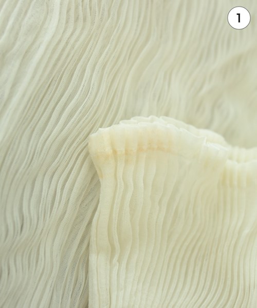 ISSEY MIYAKE FETE（イッセイミヤケフェット）ブラウス 白 サイズ:2(M位) レディース/2200698460096