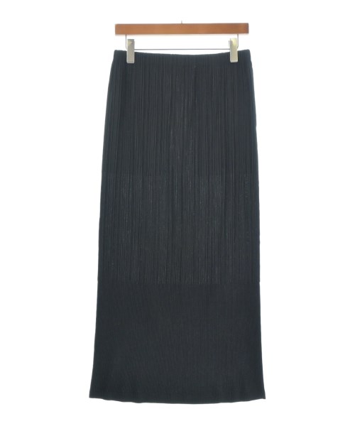 ISSEY MIYAKE FETE(イッセイミヤケフェット)ロング・マキシ丈スカート 黒 サイズ:3(L位)/2200698714076