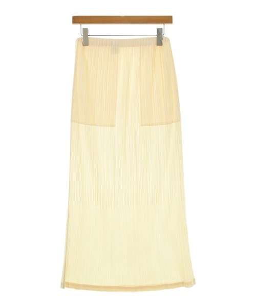 ISSEY MIYAKE FETE(イッセイミヤケフェット)ロング・マキシ丈スカート 白 サイズ:-(S位)/2200657700010