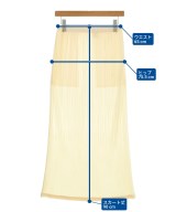 ISSEY MIYAKE FETE（イッセイミヤケフェット）ロング・マキシ丈スカート 白 サイズ:-(S位) レディース/2200657700010