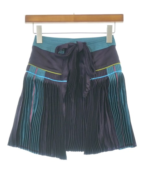 ISSEY MIYAKE FETE（イッセイミヤケフェット）ミニスカート 紫 サイズ:-(S位) レディース/2200657236038