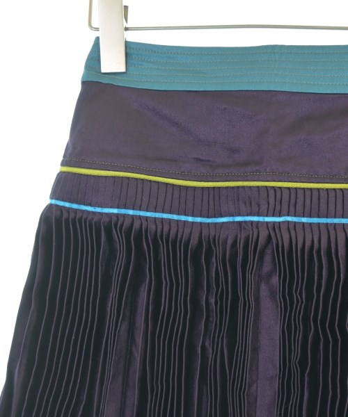 ISSEY MIYAKE FETE（イッセイミヤケフェット）ミニスカート 紫 サイズ:-(S位) レディース/2200657236038
