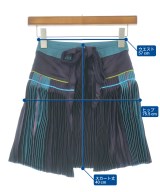 ISSEY MIYAKE FETE（イッセイミヤケフェット）ミニスカート 紫 サイズ:-(S位) レディース/2200657236038