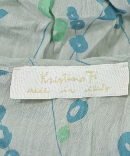 Kristina Ti（クリスティーナティ）ブラウス 緑 サイズ:40(M位) レディース/2200700653058