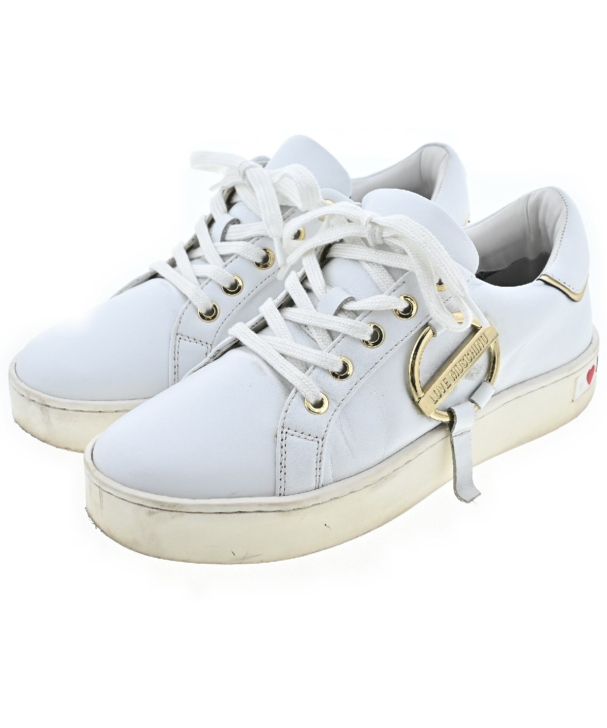 LOVE MOSCHINO（ラブモスキーノ）スニーカー 白 サイズ:EU37(23.5cm位 