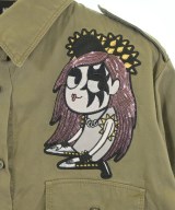 LOVE MOSCHINO（ラブモスキーノ）カジュアルシャツ カーキ サイズ:44(L位) レディース/2200627530036