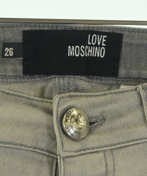 LOVE MOSCHINO（ラブモスキーノ）デニムパンツ グレー サイズ:26(M位) レディース/2200605416048