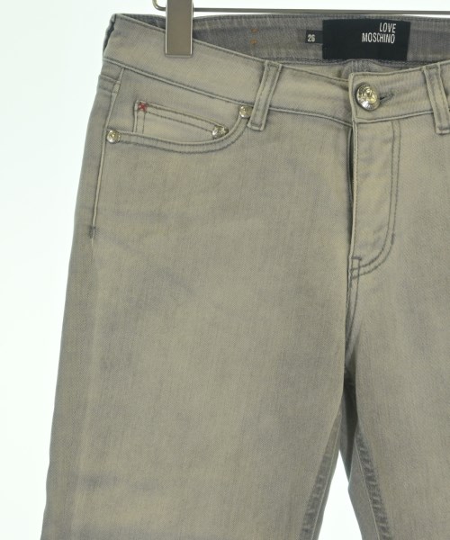 LOVE MOSCHINO（ラブモスキーノ）デニムパンツ グレー サイズ:26(M位) レディース/2200605416048