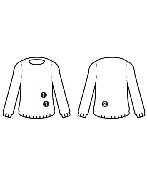 LOVE MOSCHINO（ラブモスキーノ）ニット・セーター 黒 サイズ:42(M位) レディース/2200676776027