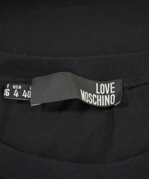 LOVE MOSCHINO（ラブモスキーノ）Tシャツ・カットソー 黒 サイズ:40(M位) レディース/2200676776034