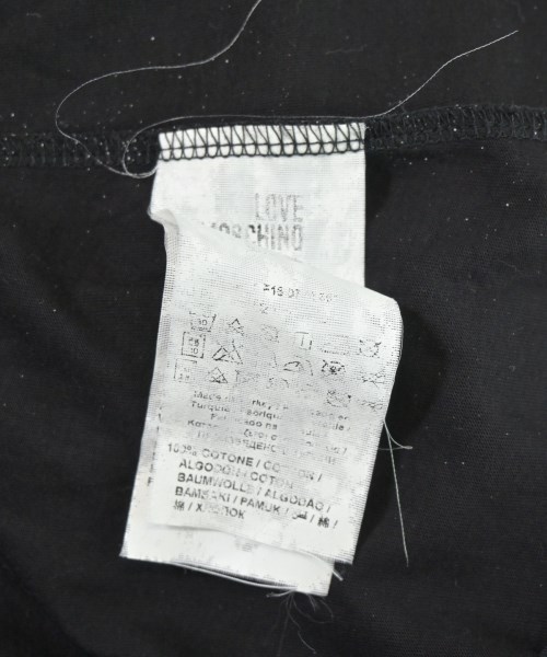 LOVE MOSCHINO（ラブモスキーノ）Tシャツ・カットソー 黒 サイズ:40(M位) レディース/2200676776034