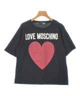 LOVE MOSCHINO（ラブモスキーノ）Tシャツ・カットソー 黒 サイズ:40(M位) レディース/2200676776034