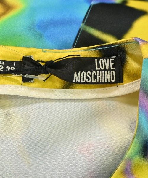 LOVE MOSCHINO（ラブモスキーノ）シャツワンピース 青 サイズ:38(S位) レディース/2200692505380