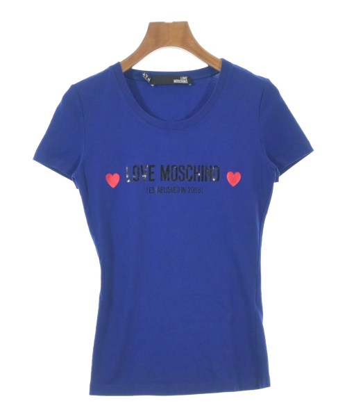 LOVE MOSCHINO(ラブモスキーノ)Tシャツ・カットソー 青 サイズ:38(S位)/2200691934013