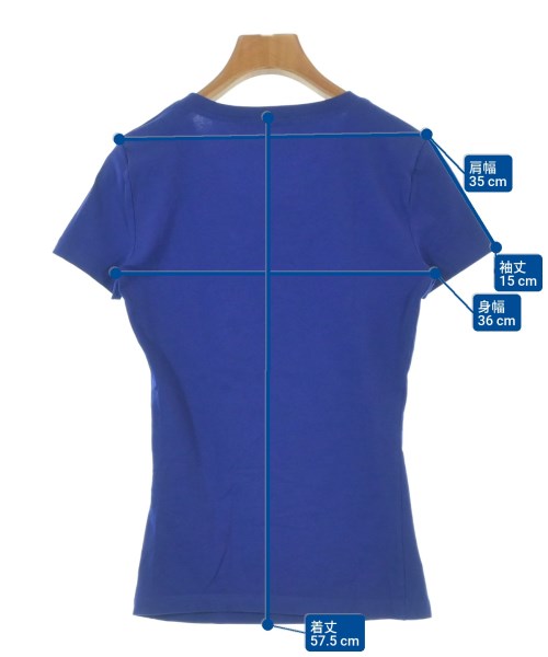 LOVE MOSCHINO（ラブモスキーノ）Tシャツ・カットソー 青 サイズ:38(S位) レディース/2200691934013