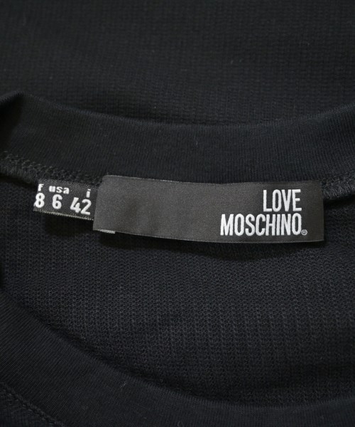 LOVE MOSCHINO（ラブモスキーノ）Tシャツ・カットソー 黒 サイズ:42(M位) レディース/2200657978129