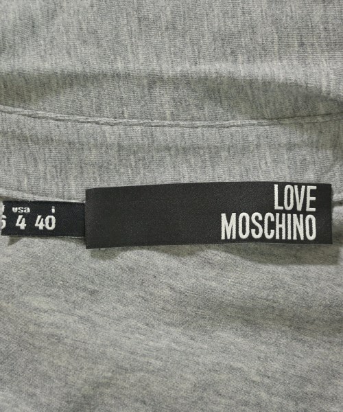 LOVE MOSCHINO（ラブモスキーノ）Tシャツ・カットソー グレー サイズ:40(M位) レディース/2200709943242