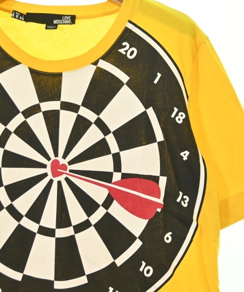 LOVE MOSCHINO（ラブモスキーノ）Tシャツ・カットソー 黄 サイズ:44(L位) レディース/2200703562067