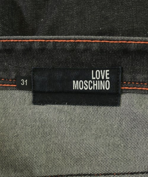 LOVE MOSCHINO（ラブモスキーノ）デニムパンツ 黒 サイズ:31(M位) メンズ/2200706668131
