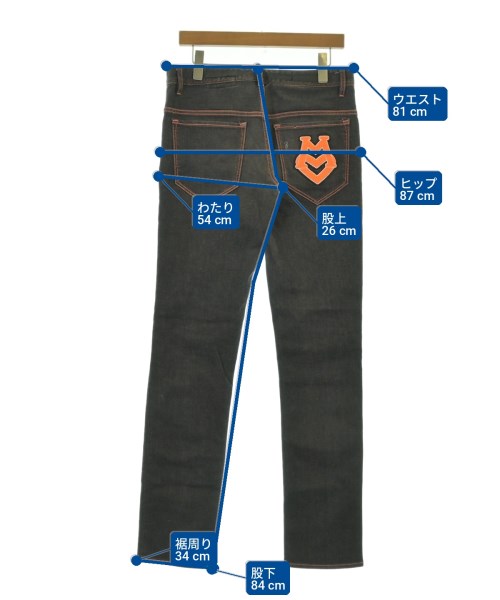 LOVE MOSCHINO（ラブモスキーノ）デニムパンツ 黒 サイズ:31(M位) メンズ/2200706668131