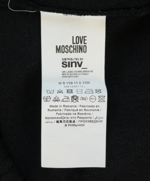 LOVE MOSCHINO（ラブモスキーノ）ニット・セーター 黒 サイズ:44(L位) レディース/2200702848094