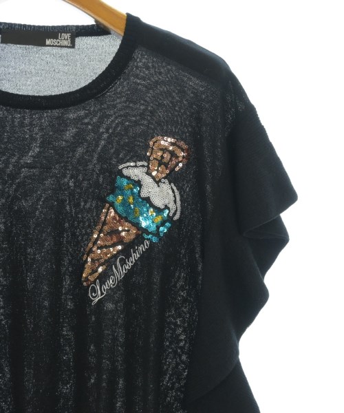 LOVE MOSCHINO（ラブモスキーノ）ニット・セーター 黒 サイズ:44(L位) レディース/2200702848094