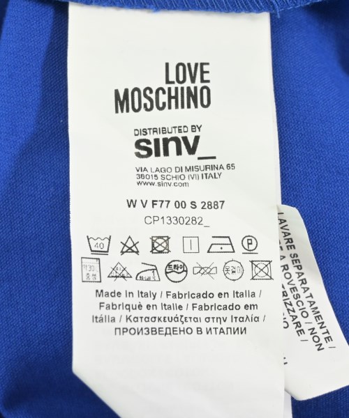 LOVE MOSCHINO（ラブモスキーノ）ワンピース 青 サイズ:38(S位) レディース/2200719860256