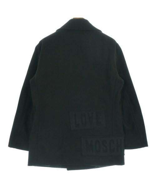 LOVE MOSCHINO（ラブモスキーノ）ピーコート 黒 サイズ:48(L位) メンズ/2200721079011