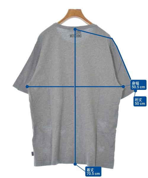 LOVE MOSCHINO（ラブモスキーノ）Tシャツ・カットソー グレー サイズ:42(M位) レディース/2200683358063