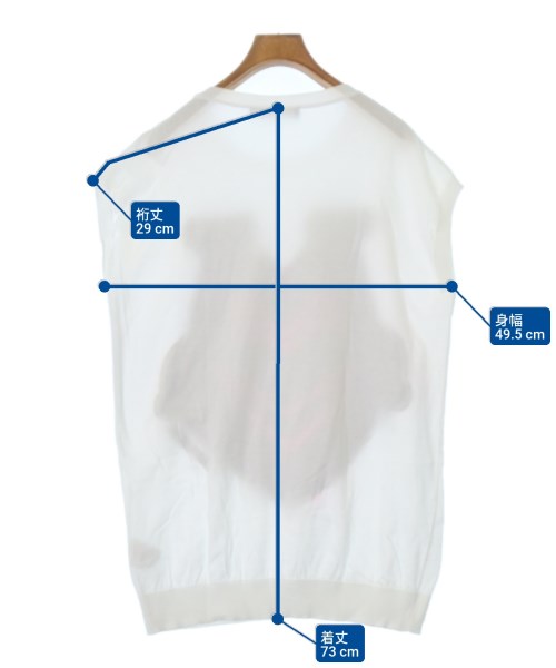 LOVE MOSCHINO（ラブモスキーノ）ベスト/ノースリーブ 白 サイズ:40(M位) レディース/2200683358070