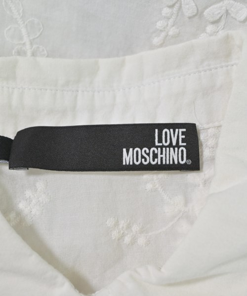 LOVE MOSCHINO（ラブモスキーノ）カジュアルシャツ 白 サイズ:40(M位) レディース/2200682886499