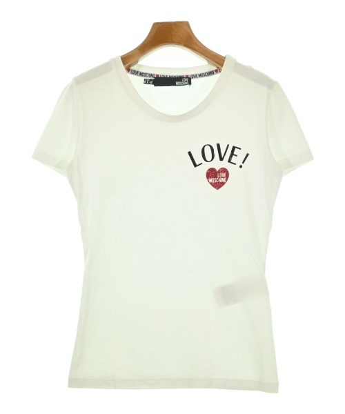 LOVE MOSCHINO(ラブモスキーノ)Tシャツ・カットソー 白 サイズ:38(S位)/2200685524015