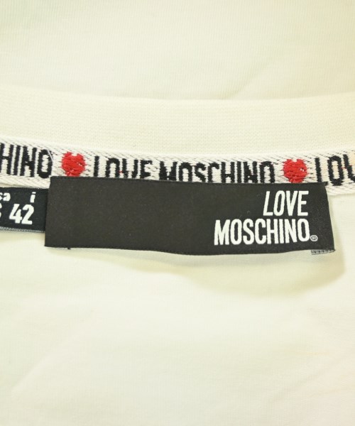 LOVE MOSCHINO（ラブモスキーノ）Tシャツ・カットソー 白 サイズ:38(S位) レディース/2200685524015
