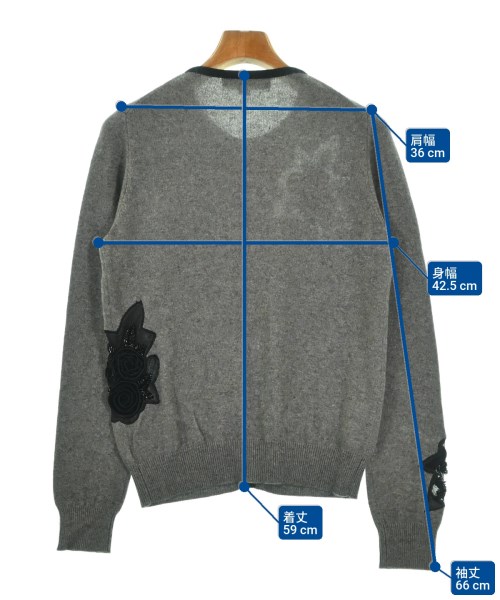 LOVE MOSCHINO（ラブモスキーノ）カーディガン グレー サイズ:-(L位) レディース/2200688396060