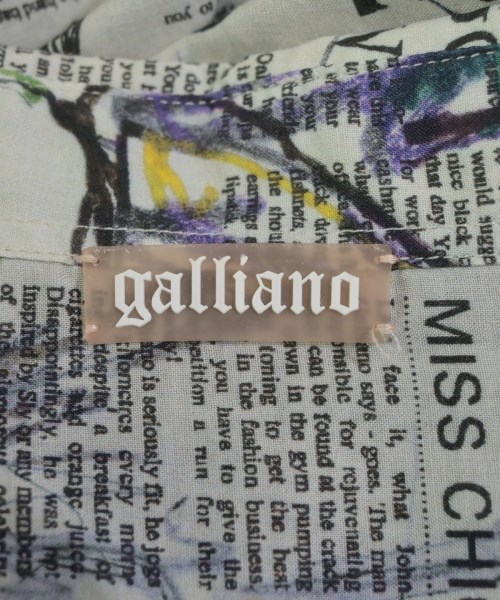 galliano（ガリアーノ）カジュアルシャツ グレー サイズ:52(XL位) メンズ/2200609093016