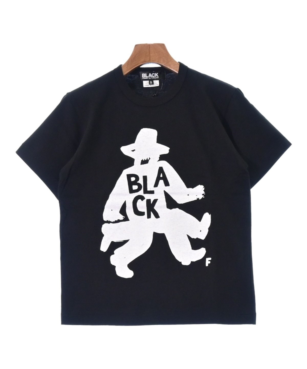 注目の コムデギャルソン Tシャツ XL ブラック 黒 ロゴ Tシャツ