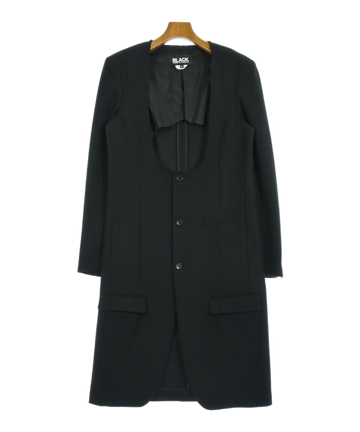 COMME des GARÇONS コムデギャルソン 黒 コート M COMME des GARCONS/コムデギャルソン】から風格漂う黒のダブル