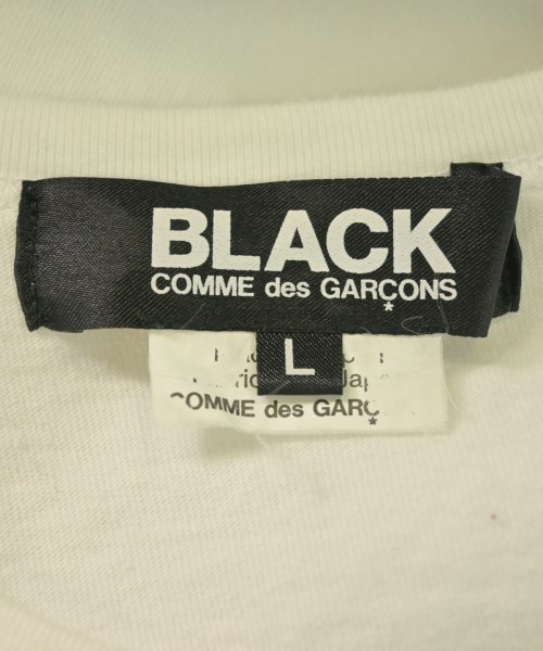 BLACK COMME des GARCONS（ブラックコムデギャルソン）Tシャツ・カットソー 白 サイズ:L メンズ/2200614001105