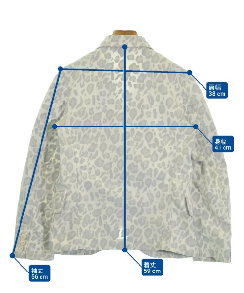 BLACK COMME des GARCONS（ブラックコムデギャルソン）ジャケット 白 サイズ:XS レディース/2200635423016