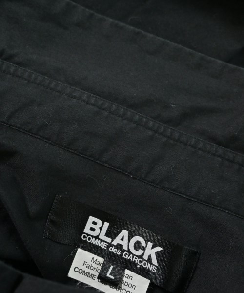 BLACK COMME des GARCONS（ブラックコムデギャルソン）カジュアルシャツ 黒 サイズ:L レディース/2200620411080