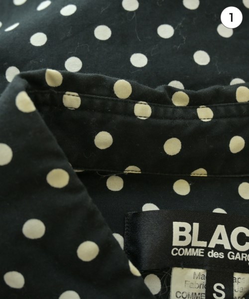BLACK COMME des GARCONS（ブラックコムデギャルソン）カジュアルシャツ 黒 サイズ:S メンズ/2200636342033